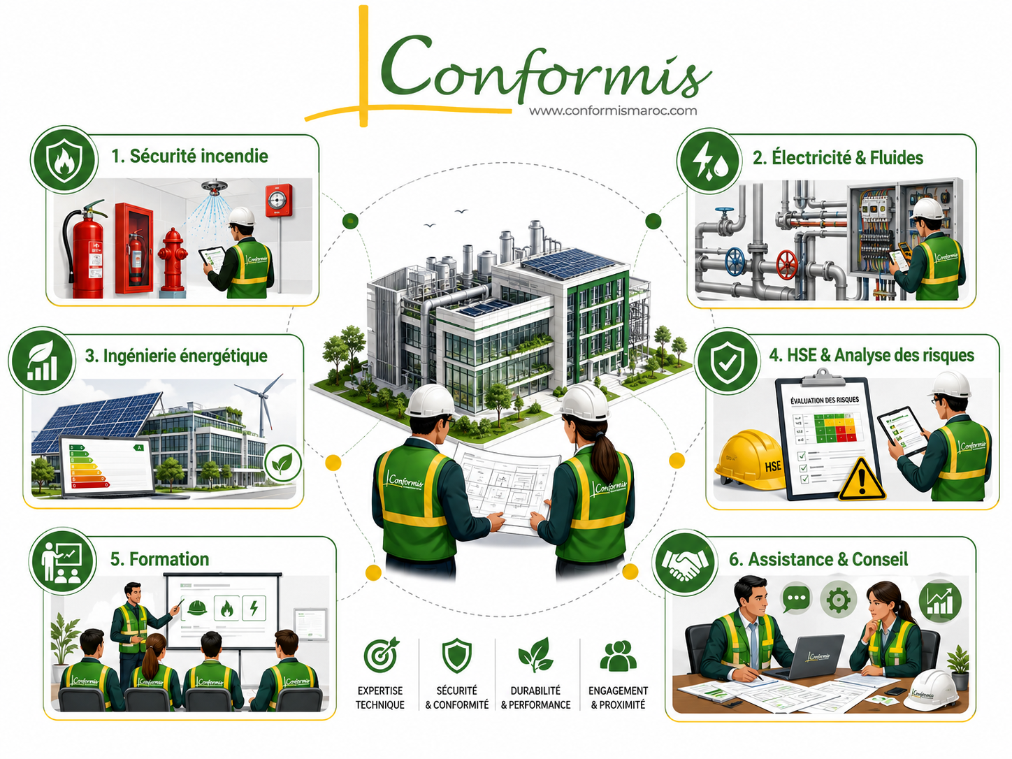 Coordination de projet et ingénierie sur site